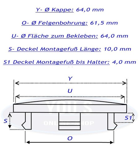Nabenkappen nabendeckel ohne - nabenkappen,